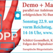 Demo gegen 5G in Berlin