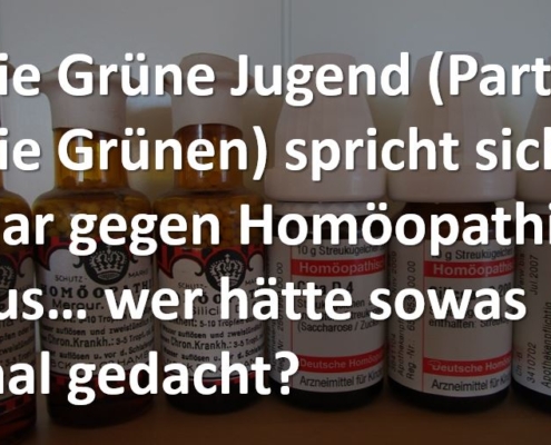 Grne Jugend spricht sich gegen Homöopathie aus