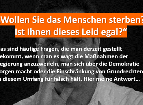 Wollen Sie das Menschen sterben?
