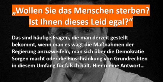 Wollen Sie das Menschen sterben?
