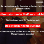 Bericht des MOMA über das Krematorium in Meißen