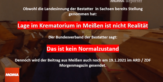 Bericht des MOMA über das Krematorium in Meißen