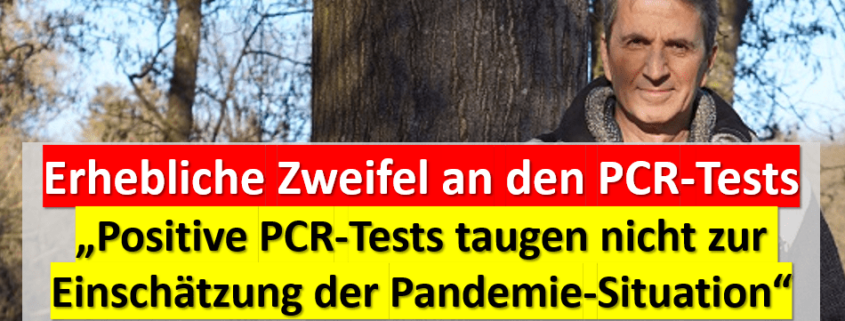 Zweifel an PCR Tests