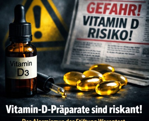 Infografik zu Vitamin D bezgl des Testberichts der Stiftung Warentest