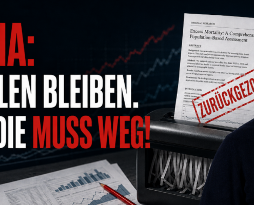 René Gräber vor einer zurückgezogenen Studie zur Übersterblichkeit nach Corona.