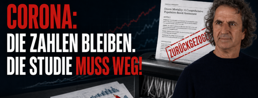 René Gräber vor einer zurückgezogenen Studie zur Übersterblichkeit nach Corona.